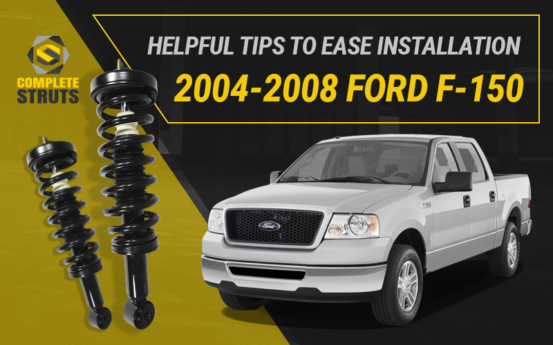 05 ford f150 4x4 coil spring installation on strut