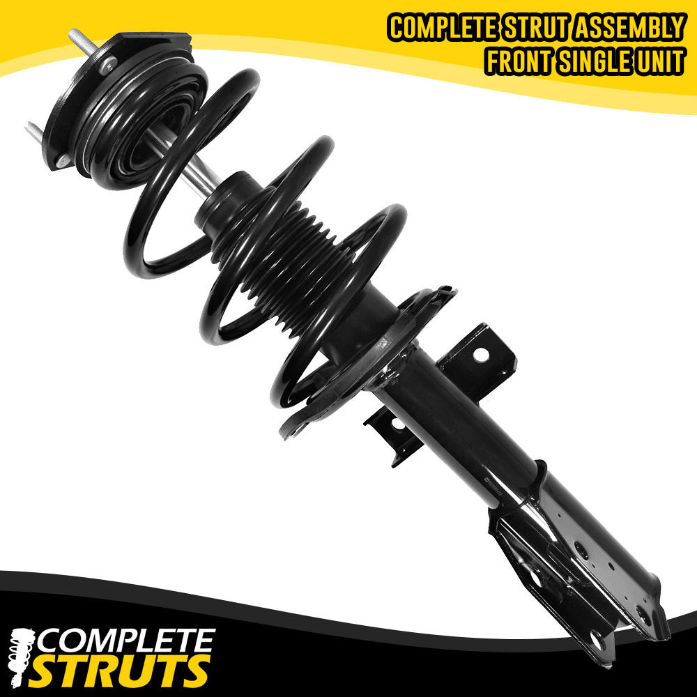 Front Complete Strut Assemblies with Coil Springs and Rear Shock Absorbers Replacement for 2013-2015 Chevrolet Malibu COMPLETESTRUTS