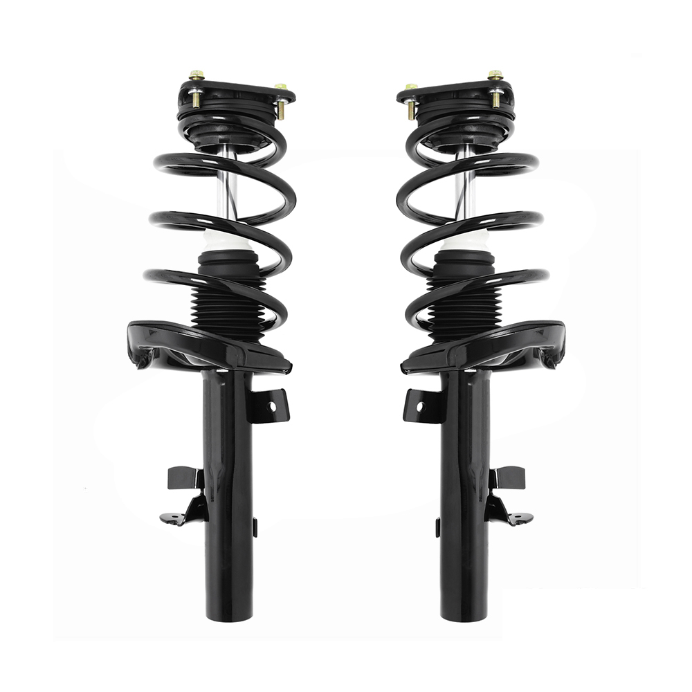 Pair Set of 2 Front Monroe Suspension Strut and Coil Spring Kit For Ford Focus 