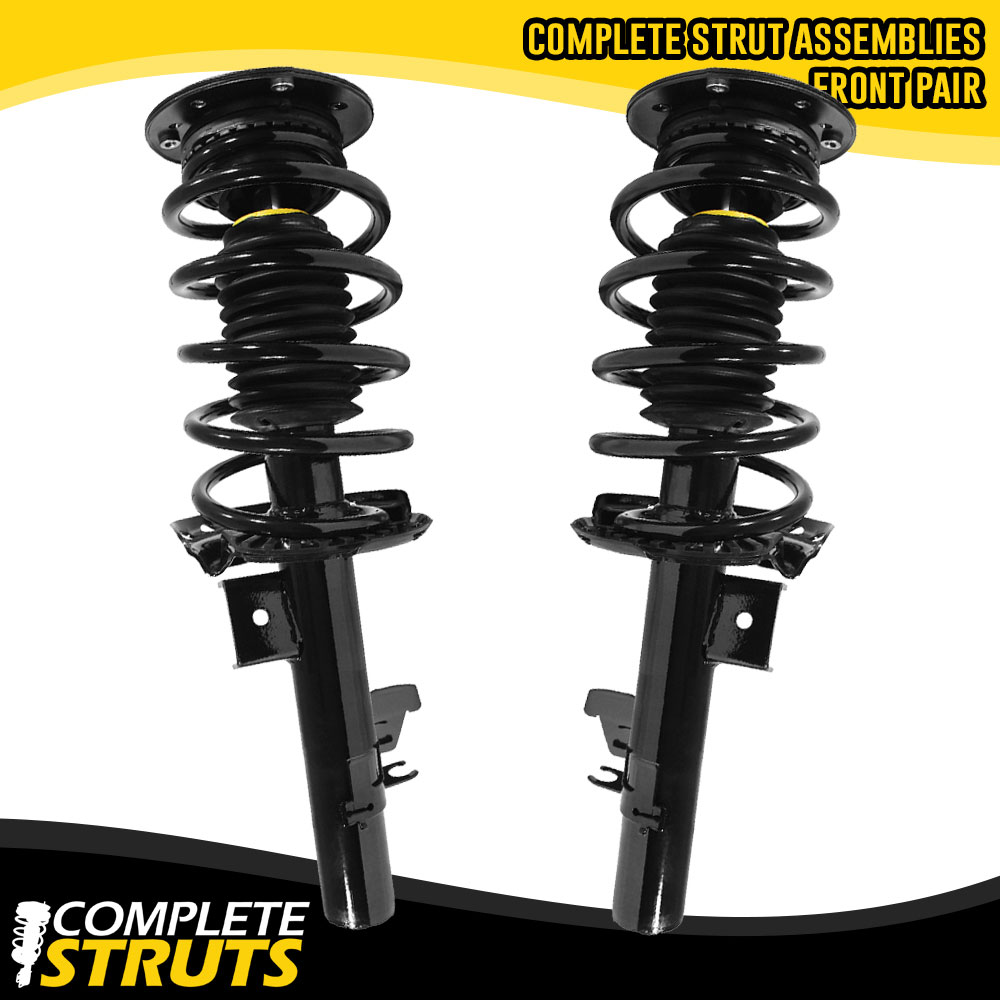 Front Quick Complete Struts & Coil Spring Assemblies Compatible with 1998-2000 Volvo V70 Pair