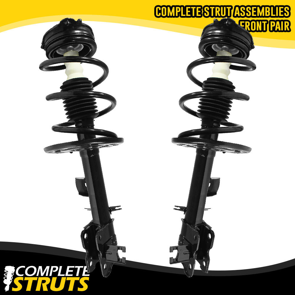 Pair Front L-R Quick Complete Strut Coil Spring For 2009-2014 Nissan Murano