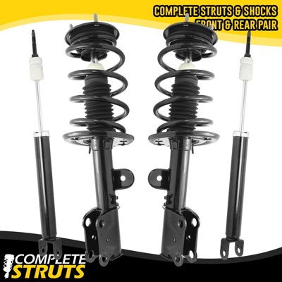 Front Complete Strut & Coil Spring Assembly Pair – For 2013-2017 Nissan Altima, Premium_motoring, Sealed, Gas Charged