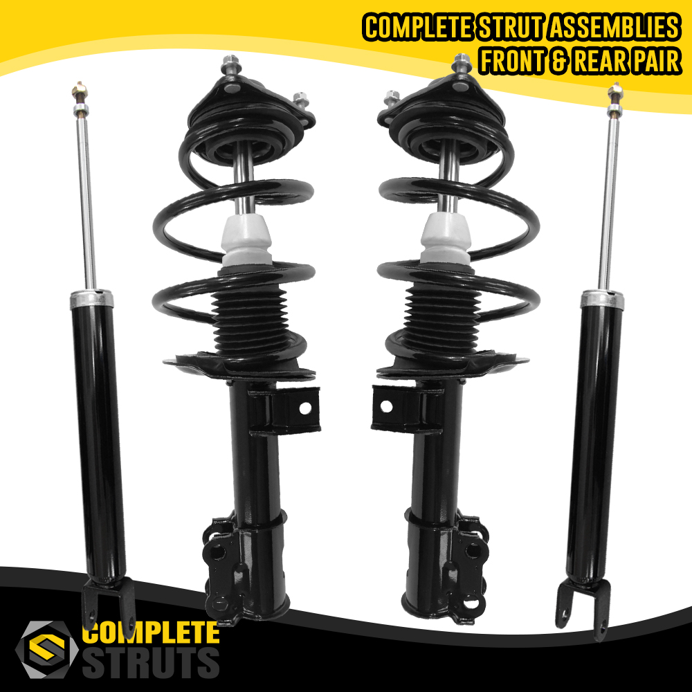 Set of 2 COMPLETESTRUTS Front Quick Complete Strut Assemblies with Coil Springs Replacement for 2014-2018 Kia Forte 